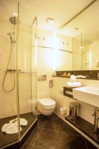 Koupelna v ubytování Bio Thermalhotel Falkenhof