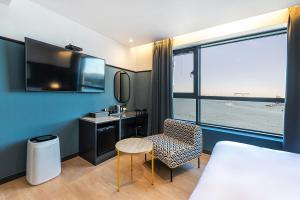 Postel nebo postele na pokoji v ubytování Brown Dot Hotel Ulsan Jangsaengpo