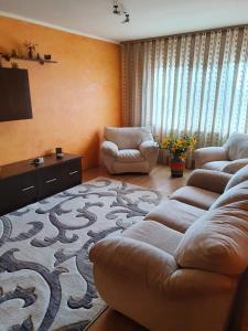 Χώρος καθιστικού στο Apartament 3 camere central decomandat lux