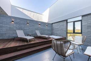 Posezení v ubytování Brown Dot Hotel Ulsan Jangsaengpo