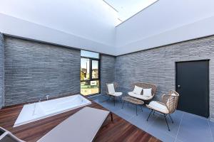 Posezení v ubytování Brown Dot Hotel Ulsan Jangsaengpo