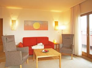 Posezení v ubytování Bio Thermalhotel Falkenhof