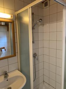 Koupelna v ubytování Chalet l'Atelier