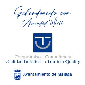 un logotipo para una asociación americana de veloces en Apartamento La Jabega en Málaga