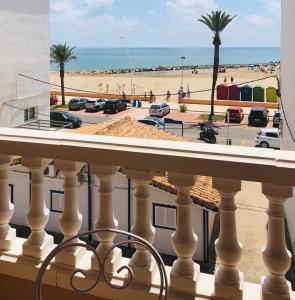 Balkon atau teras di Apartamentos Playa Torrenostra