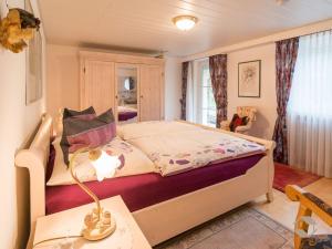 Postel nebo postele na pokoji v ubytování Haus Haag