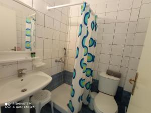 A bathroom at Hotel Giorgio