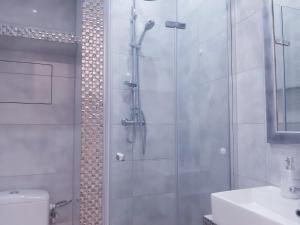 Koupelna v ubytování Na Grobli 20 Apartament z ogródkiem