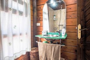 Koupelna v ubytování Casa Rural con piscina