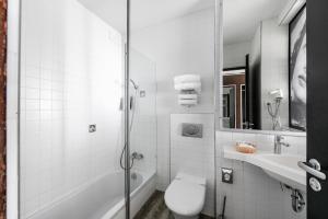 Koupelna v ubytování Amberton Hotel Klaipeda