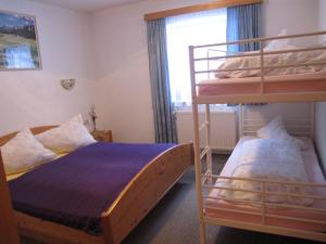 Krevet ili kreveti na sprat u jedinici u okviru objekta Apartments Schneiterhof - Der Frei-Raum