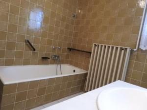 Koupelna v ubytování Haus Gizella