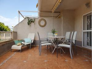Balkón alebo terasa v ubytovaní Fantastico bajo con Jardin en Playa de Canet