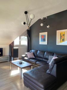 Posezení v ubytování Penthouses Panorama
