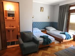 Postel nebo postele na pokoji v ubytování Haus Gizella