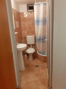 Koupelna v ubytování casa andrei m