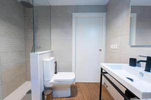 Koupelna v ubytování Casa Xiana