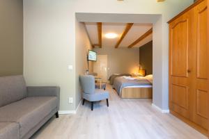 Posteľ alebo postele v izbe v ubytovaní Hotel Landhaus Lungau