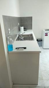 Kuchyň nebo kuchyňský kout v ubytování Joy Apartments Zakynthos