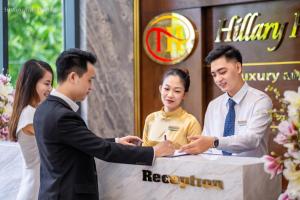 Fuajee või vastuvõtt majutusasutuses Hillary Hanoi Hotel