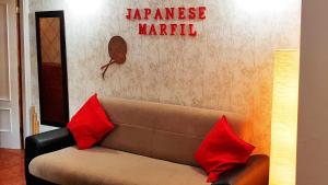 Ruang duduk di Loft Marfil