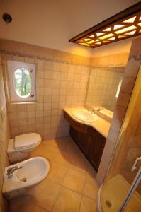 Koupelna v ubytování Relais Villa Sensano