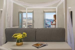 Area soggiorno di Mythical Blue Luxury Suites