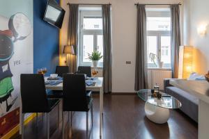 Χώρος καθιστικού στο Vienna Central Station Accommodation