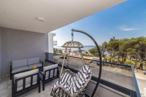 Balkón nebo terasa v ubytování Apartments Blanka House