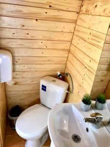 Ένα μπάνιο στο Glamping Jezero