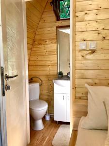 Koupelna v ubytování Glamping Jezero