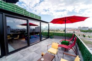 A balcony or terrace at The Kayseri Loft Hotel