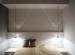 Postel nebo postele na pokoji v ubytování Villaroel · Modern flat in San Antoni