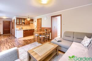 Η κουζίνα ή μικρή κουζίνα στο Willa Garden 60m od plaży