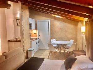 Cama o camas de una habitación en Osabarena Hotela