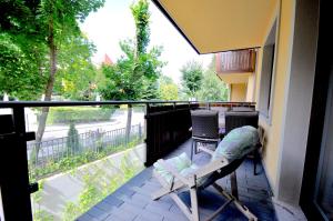 Balkón alebo terasa v ubytovaní Apartament harmonic aparts