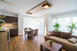 Kuchyňa alebo kuchynka v ubytovaní Gemini Apartments Siófok I., III.
