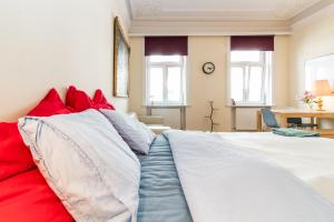 Posteľ alebo postele v izbe v ubytovaní Beautiful Viennese apartment