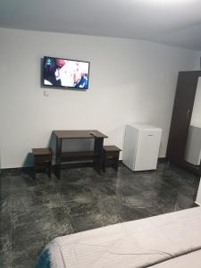 TV a/nebo společenská místnost v ubytování Quantum villa