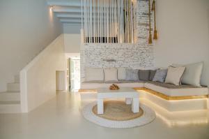 Istumisnurk majutusasutuses Levantes Ios Boutique Hotel