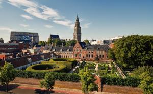 Nespecifikovaný výhled na destinaci Groningen nebo výhled na město při pohledu z hotelu
