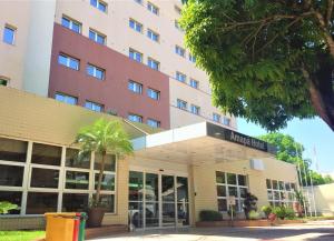 O edifício em que o hotel se localiza