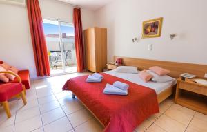 Postel nebo postele na pokoji v ubytování Hotel Filia
