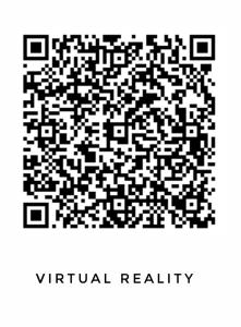 a black and white qr code with a qwordpelled reality at Mideia in Livadeia