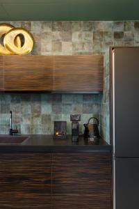 Dapur atau dapur kecil di The Shell House