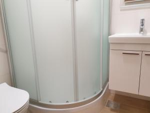 Koupelna v ubytování Guesthouse Dominović