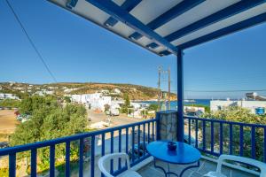 Balcony o terrace sa Aristeides - Moscha Apartments