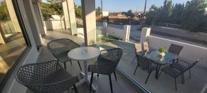 A balcony or terrace at VILLA ANTHIMOS