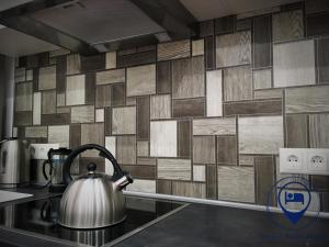 Kuchyň nebo kuchyňský kout v ubytování Central Hostel Jelgava