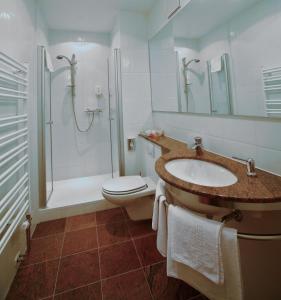 Ванна кімната в Hotel An der Eiche